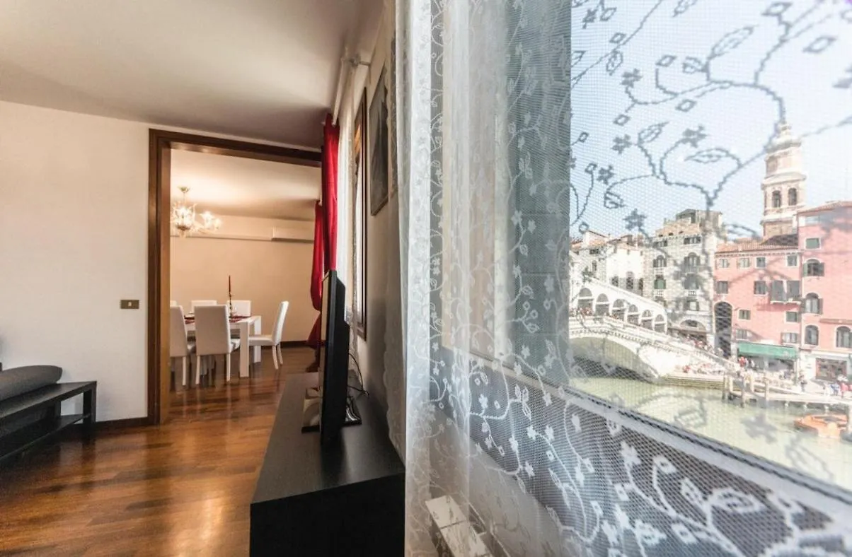 ונציה Rialto Apartment With Canal Grande View 0*,